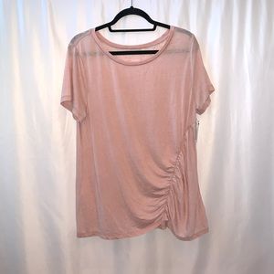 Susina Ruched Side Short Sleep Top Size XL